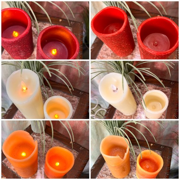 ๐6 Flameless Candle some are Flickering & Wax - Battery Operated - Picture 2 of 16